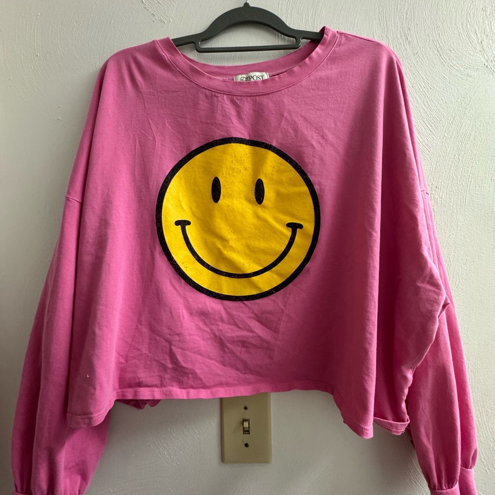The Post Vibrant Pink Top